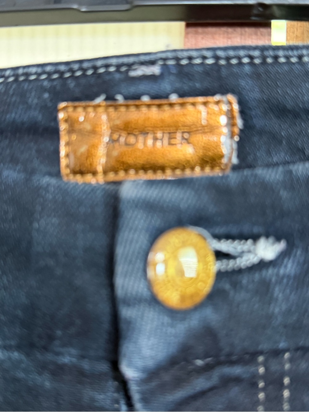 MOTHER Dark Blue The Looker Ankle Skinny Jeans - Picture 4 of 8